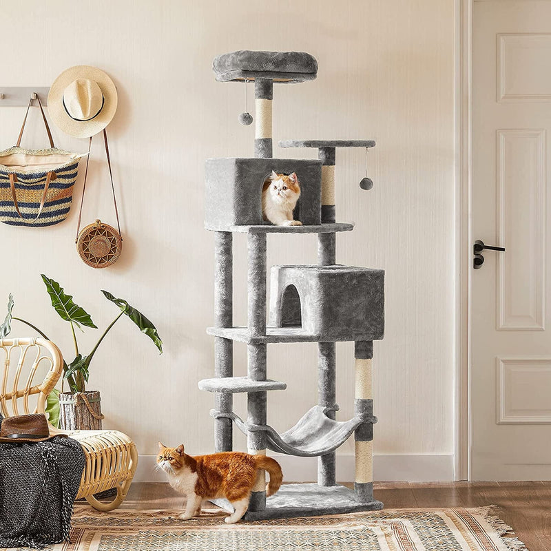 Feandrea Tall Cat Tree Activity Centre, Grey