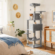 Feandrea Tall Cat Tree Activity Centre, Grey