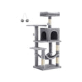 Feandrea Tall Grey Cat Tree, Light Grey Songmics