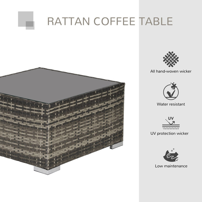 Rattan Patio Coffee Table