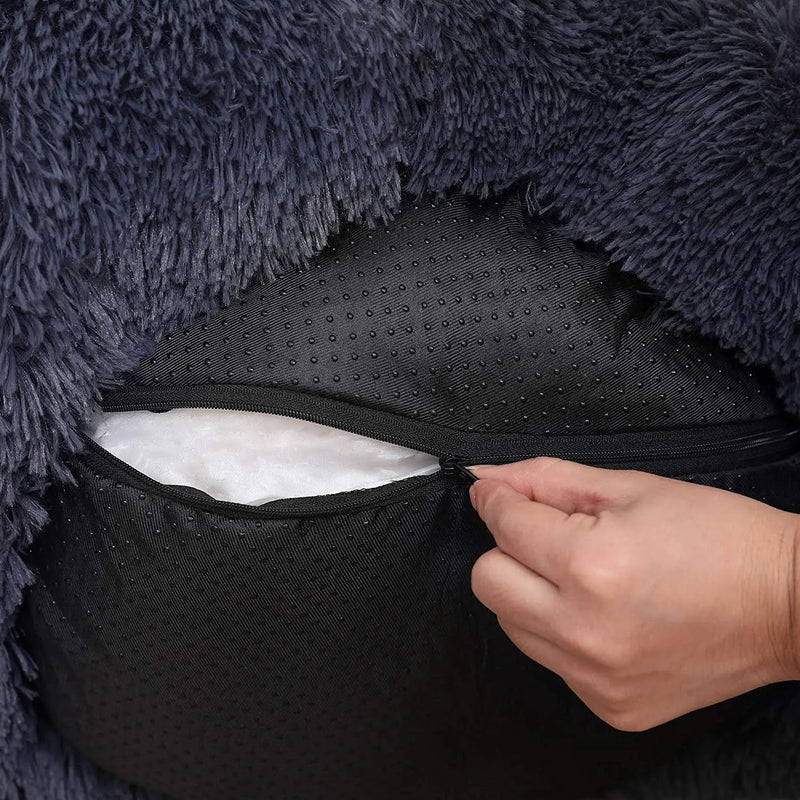 Feandrea 50cm Pet Bed Cushion, Grey