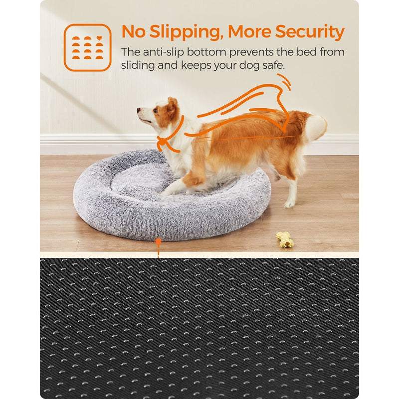 Feandrea Grey Dog Bed Large