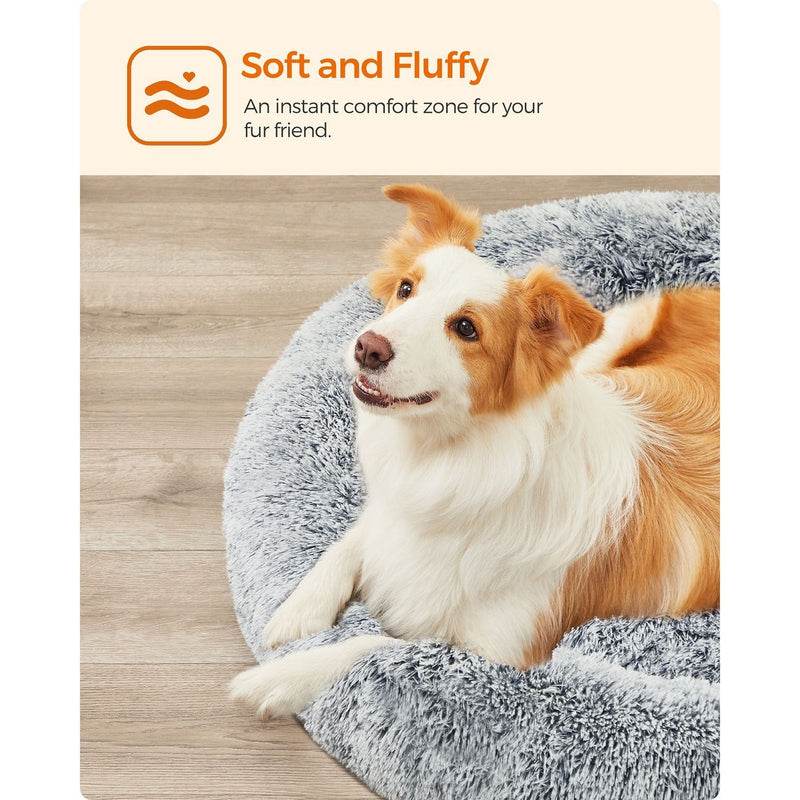 Feandrea Grey Dog Bed Large