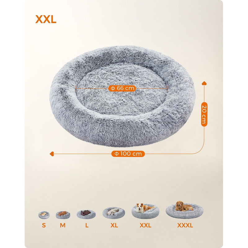 Feandrea Grey Dog Bed Large