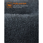 Feandrea Dog Bed For Large Breed, 110x73cm, Grey