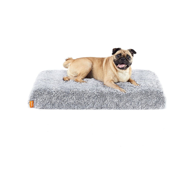Feandrea Washable Dog Beds For Small Dogs, Grey Ombre 80x50cm