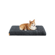 Feandrea Washable Dog Beds For Small Dogs, Dark Grey, 95x60cm