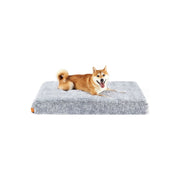 Feandrea Washable Dog Beds For Large Dogs, Grey Ombre, 110x73cm