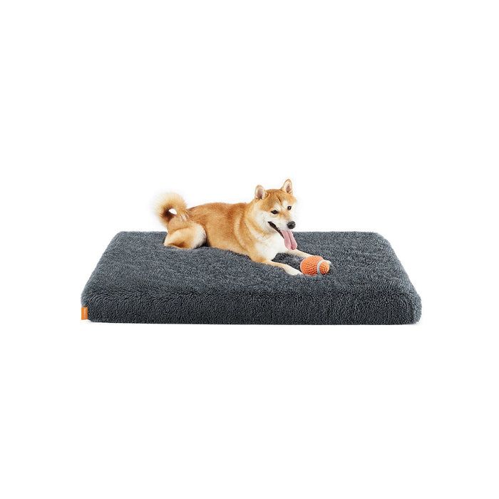 Washable Dog Beds For Large Dogs, Dark Grey, 110x73cm