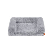 Feandrea Grey Fluffy Dog Bed, 91x68x23cm ( Large)