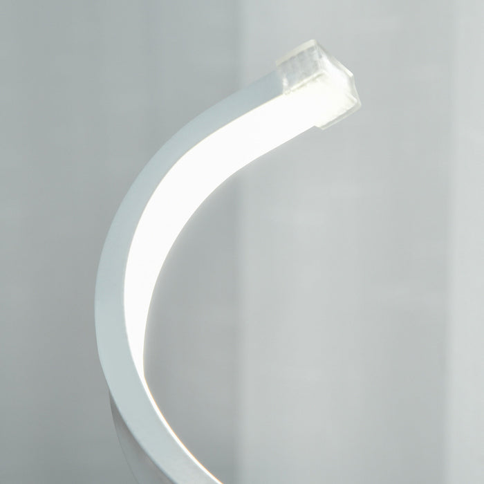 Modern LED Table Lamp, Wave Shape, Cool White