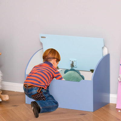 Wooden Toy Storage Box Homcom