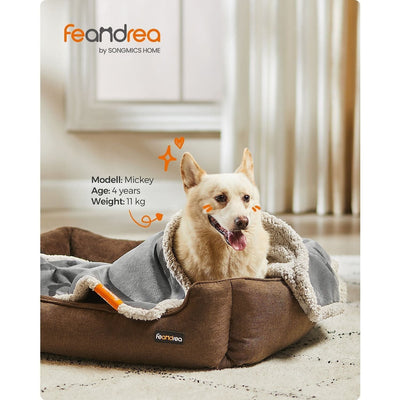 Feandrea Sherpa Fleece Waterproof Dog Blanket, 101x73cm Songmics