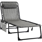 Portable Sun Lounger For Beach, Garden, Pool Outsunny