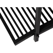 Outsunny 102L x 48W x 49H Classic Metal Garden Bridge with Safety Railings Arc Footbridge Decorative Pond  for Backyard Creek Stream, Black Outsunny