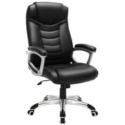 Black PU Leather Office Chair SONGMICS