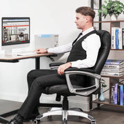 Black PU Leather Office Chair SONGMICS