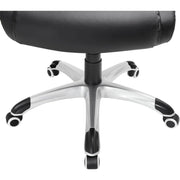 Black PU Leather Office Chair SONGMICS
