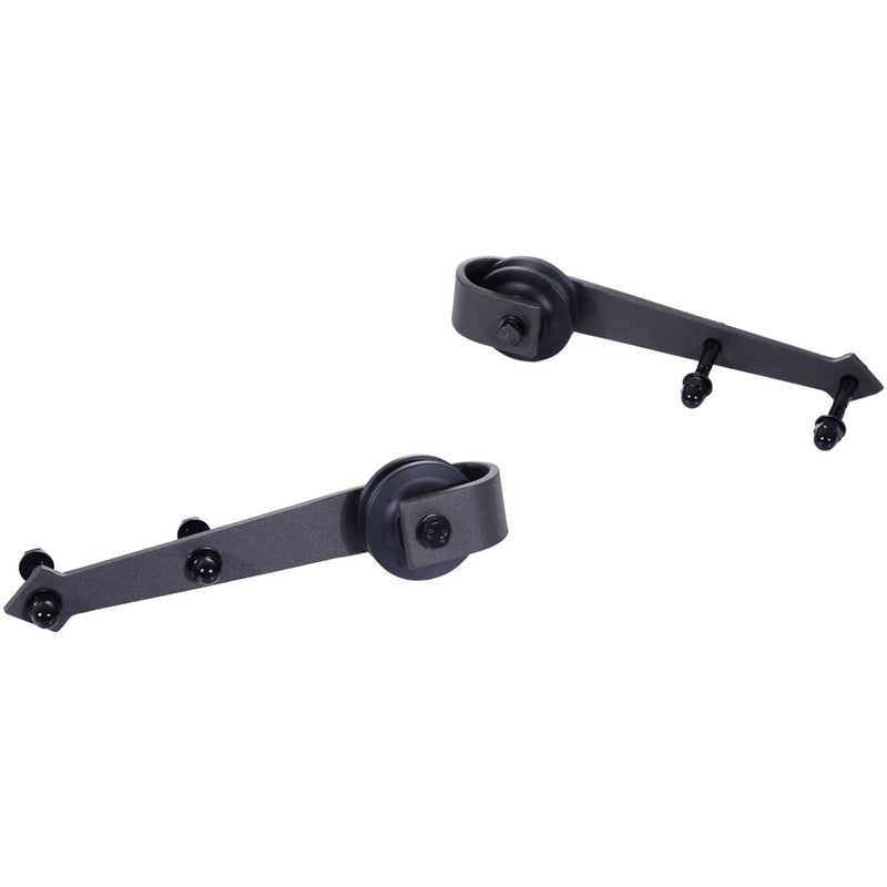 6.6FT Antique Steel Sliding Door Kit