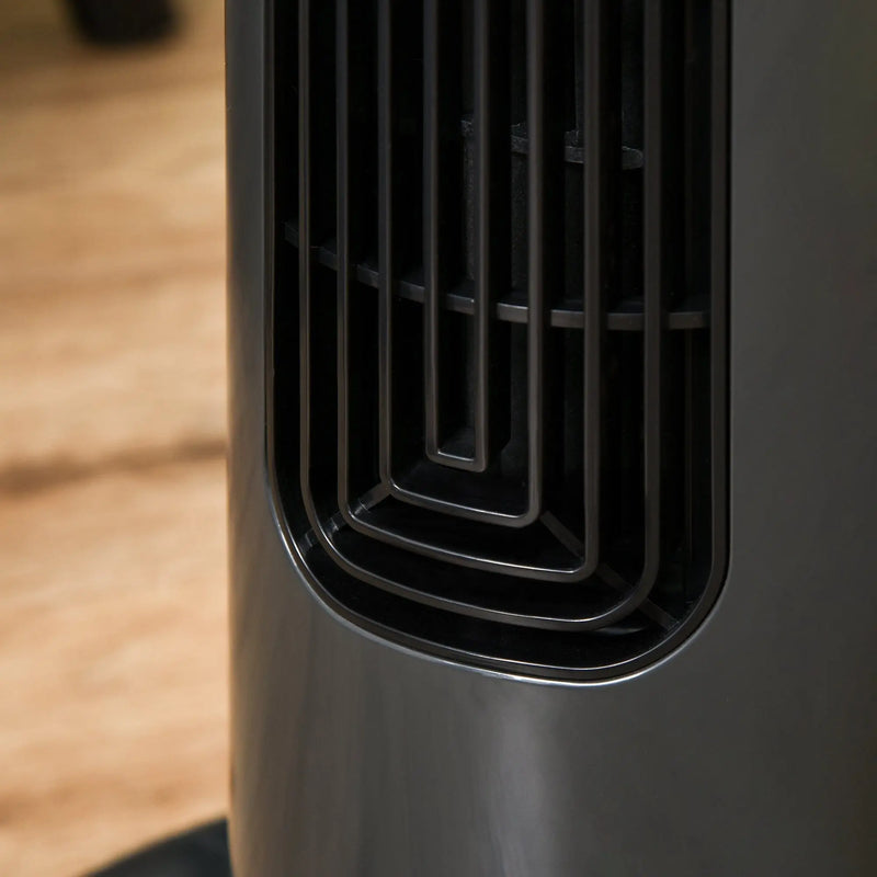38" Tower Fan with Remote, 3 Speed, 12h Timer, Oscillation Homcom