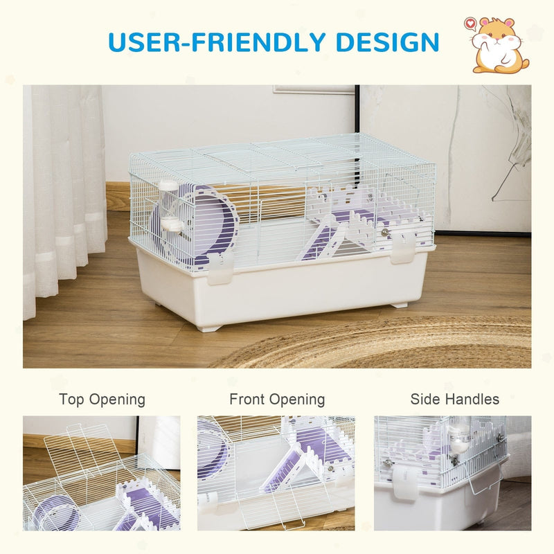 2 Tier Hamster Cage With Wheel