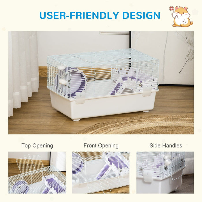 2 Tier Hamster Cage With Wheel