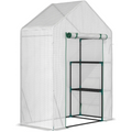 Portable Greenhouse with 2-Tier Shelf