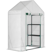 Portable Greenhouse with 2-Tier Shelf
