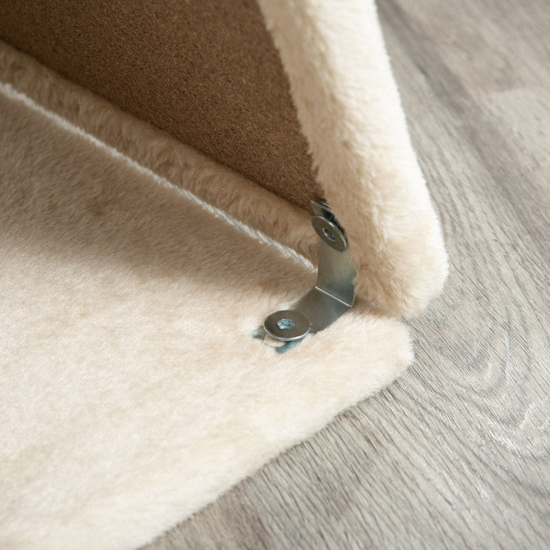 Wall-Mounted Cat Tree: 4-Layer, Oak