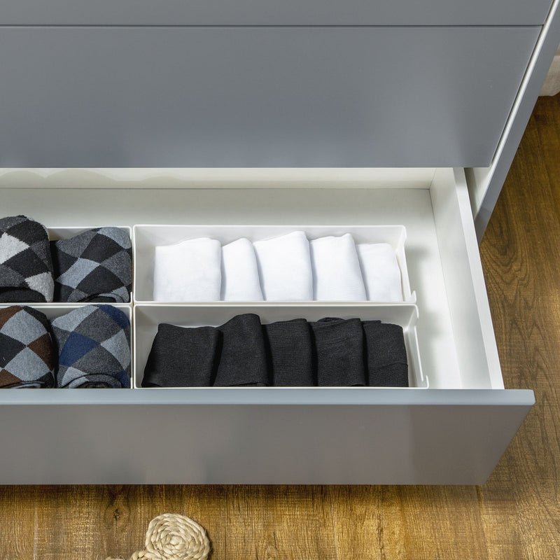 3 Drawer Bedroom Chest, Grey