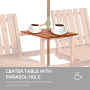 Outdoor Companion Seat Outsunny