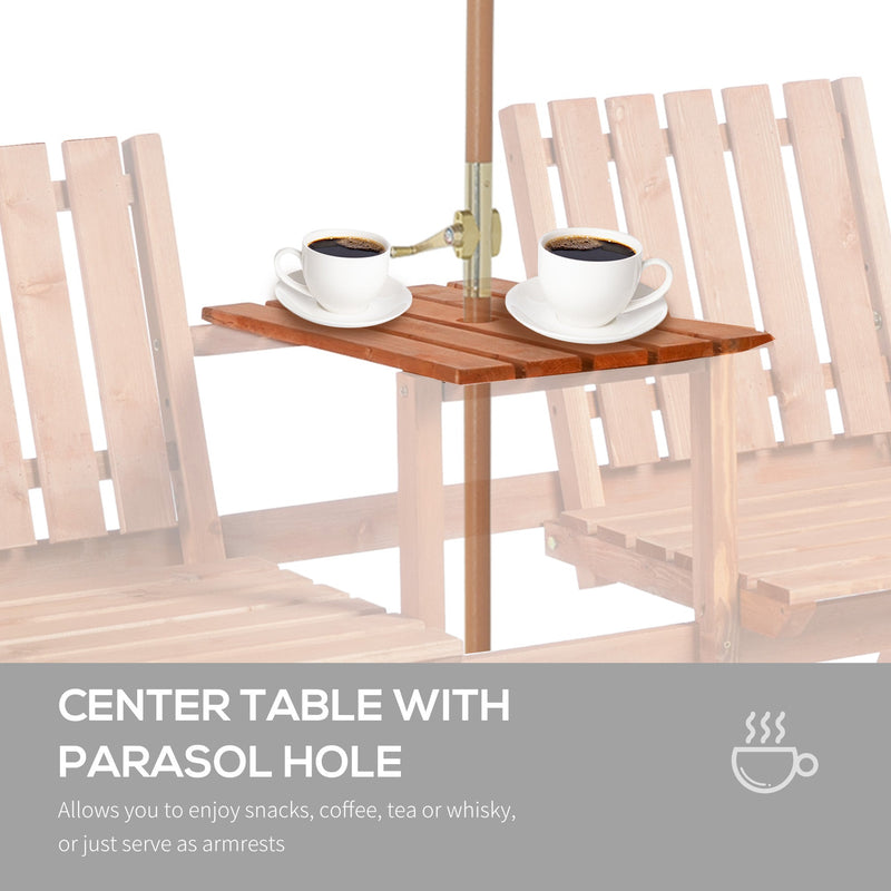 Outdoor Companion Seat Outsunny