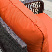 2 Seater Rattan Bistro Set Outsunny