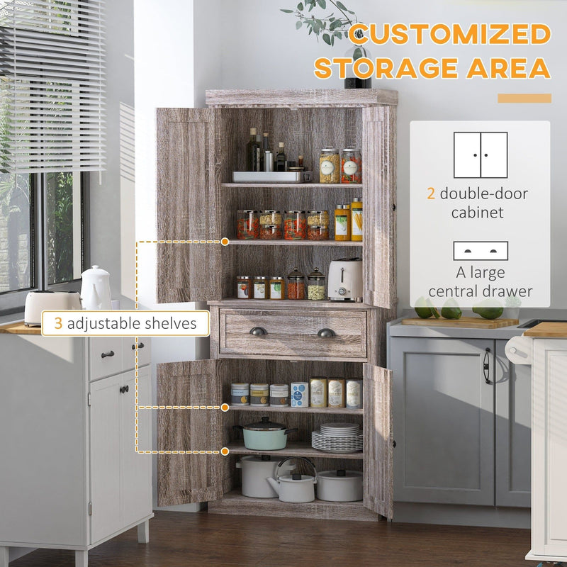 Tall Freestanding Kitchen Cupboard, Storage