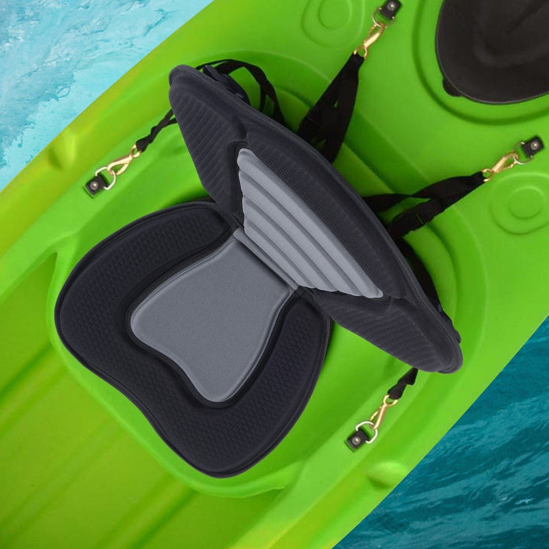 HOMCOM High Back Detachable Canoe/Kayak Seat-Black Homcom