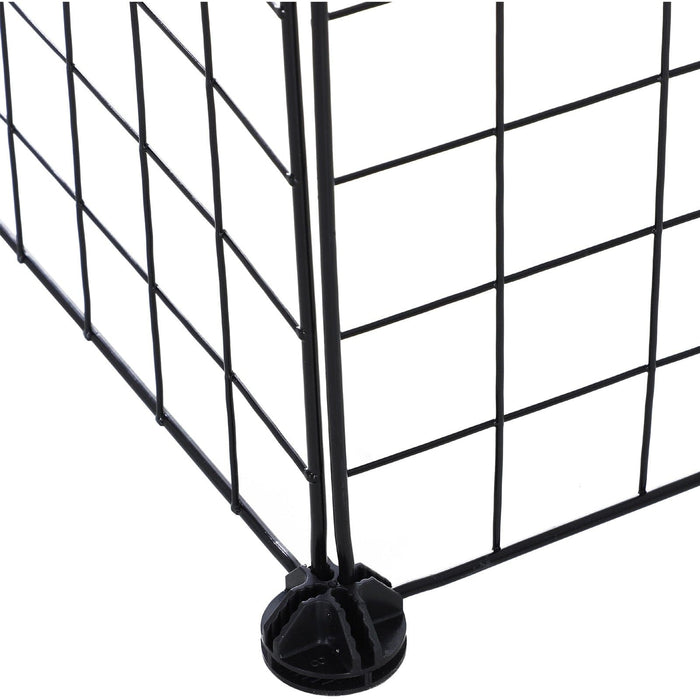 Metal Wire Guinea Pig & Rabbit Playpen, 36 Panels, Black