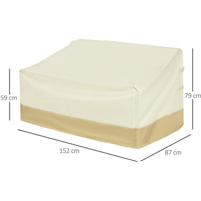 Waterproof Cover For Outdoor Sofa, 152 x 87 x 58-79 cm Outsunny