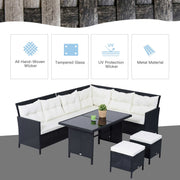 Outdoor Dining Set For 8 Outsunny