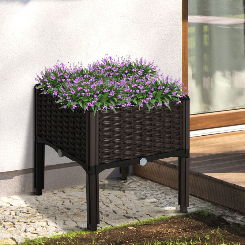 Raised Flower Planters Outsunny