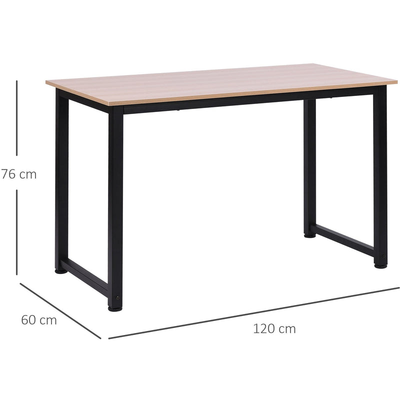 Adjustable Computer Desk with Metal Frame