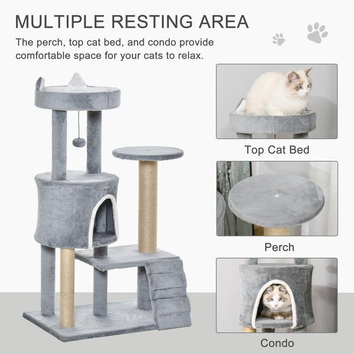 Cat Tree Tower With Scratching Post