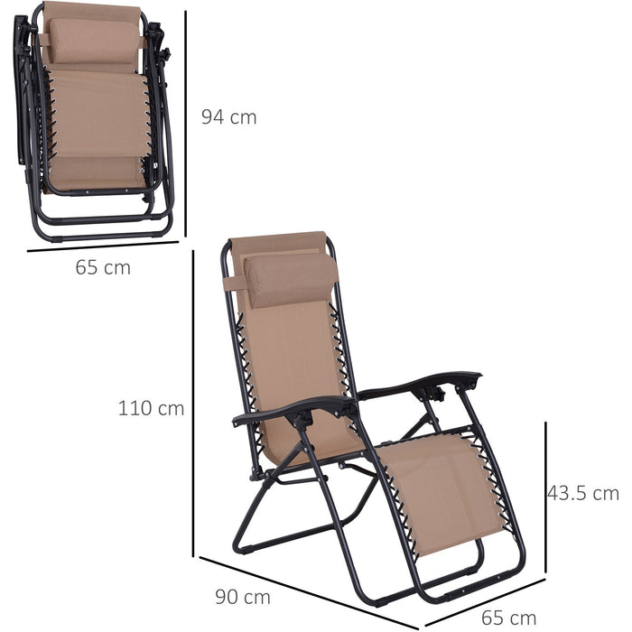 Folding Outdoor Zero Gravity Chair