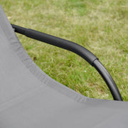 Rocking Garden Lounger Outsunny