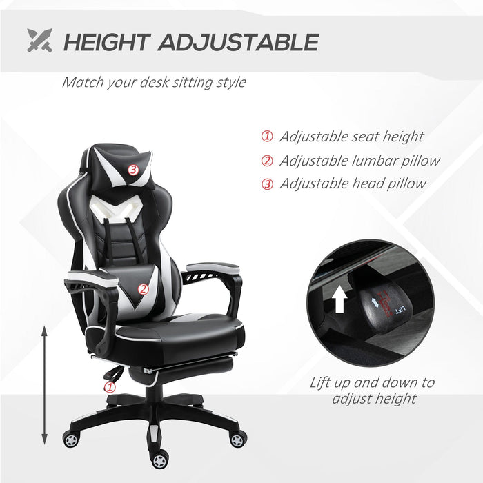 Racing Gaming Chair White