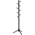Black Wooden Coat Stand by Vasagle