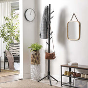 Black Wooden Coat Stand by Vasagle