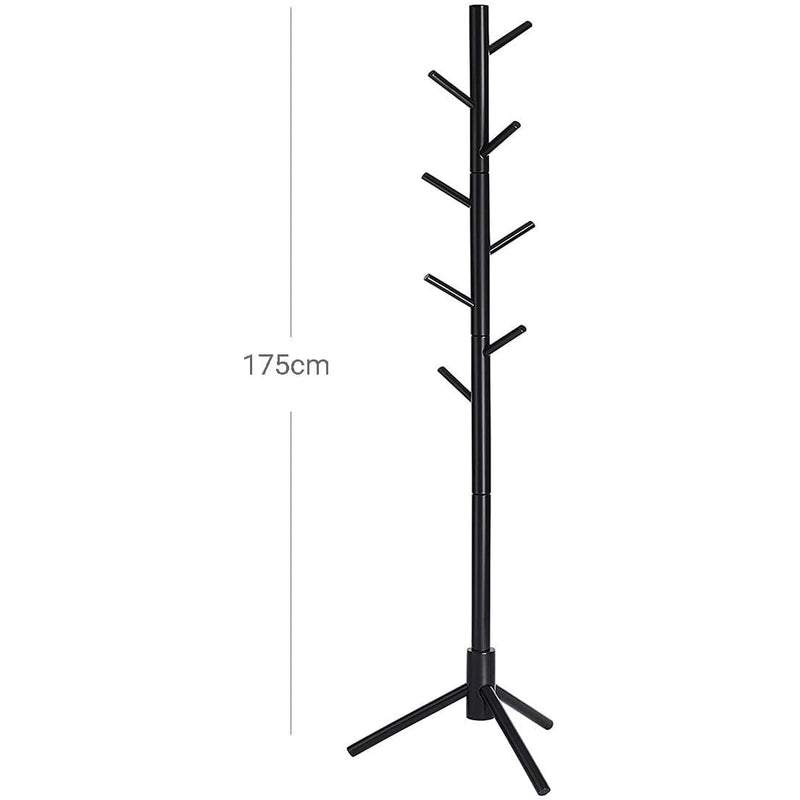Black Wooden Coat Stand by Vasagle