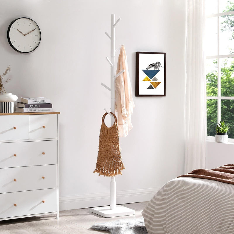 White Hat and Coat Stand by Vasagle - Great for smaller entryways