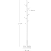 White Hat and Coat Stand by Vasagle - Great for smaller entryways