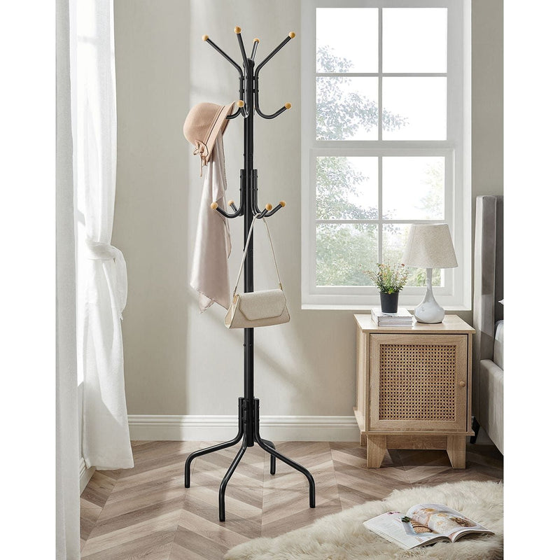Black Metal Coat Stand by Songmics